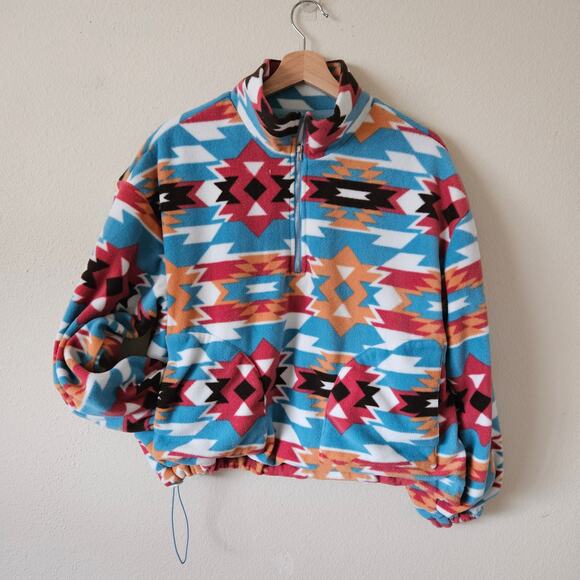 Blue B Sweaters - Santa Fe Fleece Zip Up Pullover by Blue B Small